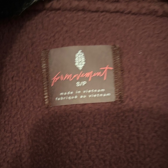 Women’s  Free People Sherpa Fleece Jacket - Picture 2 of 4